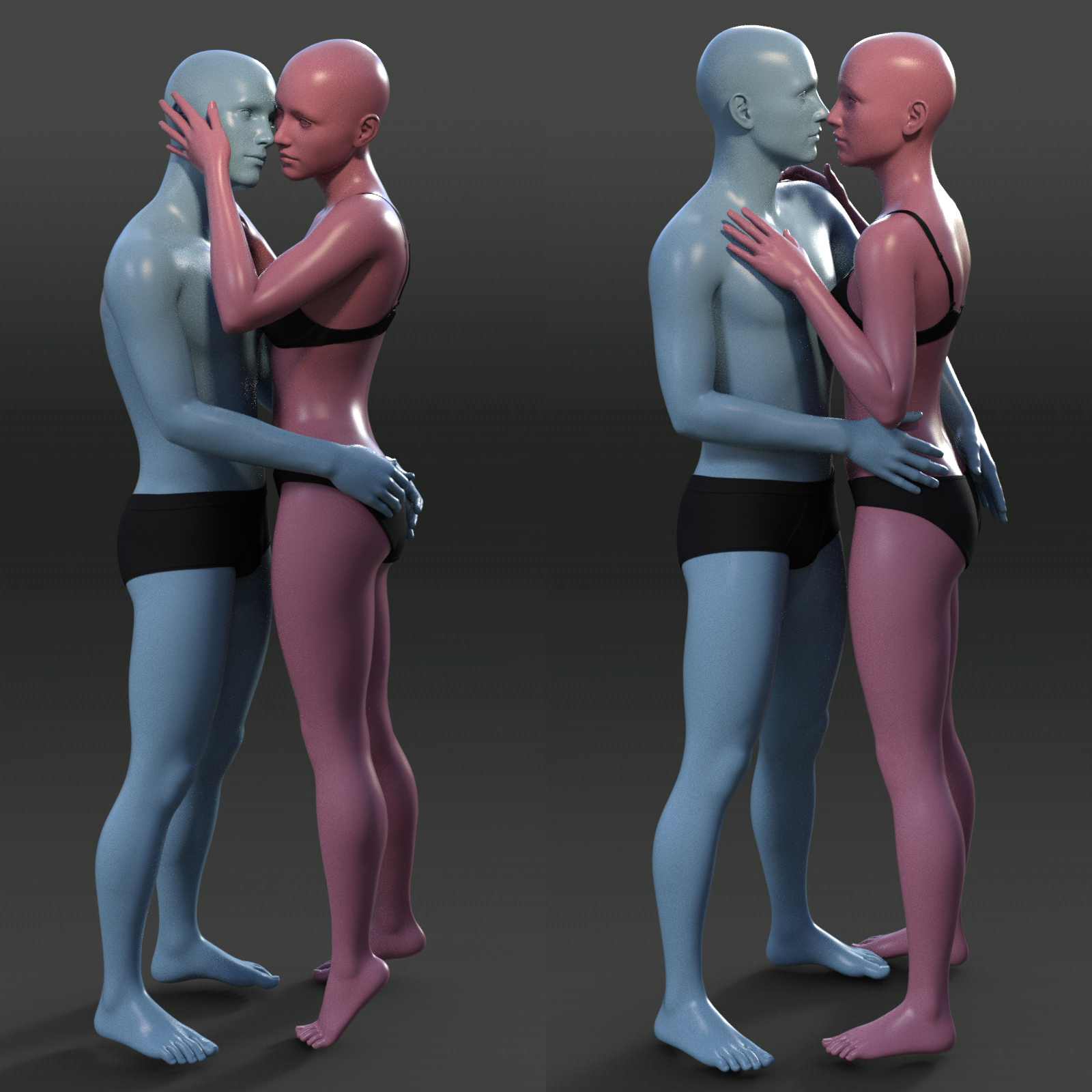 Romantic Encounters for Genesis 8 Male and Genesis 8 Female by N/A
