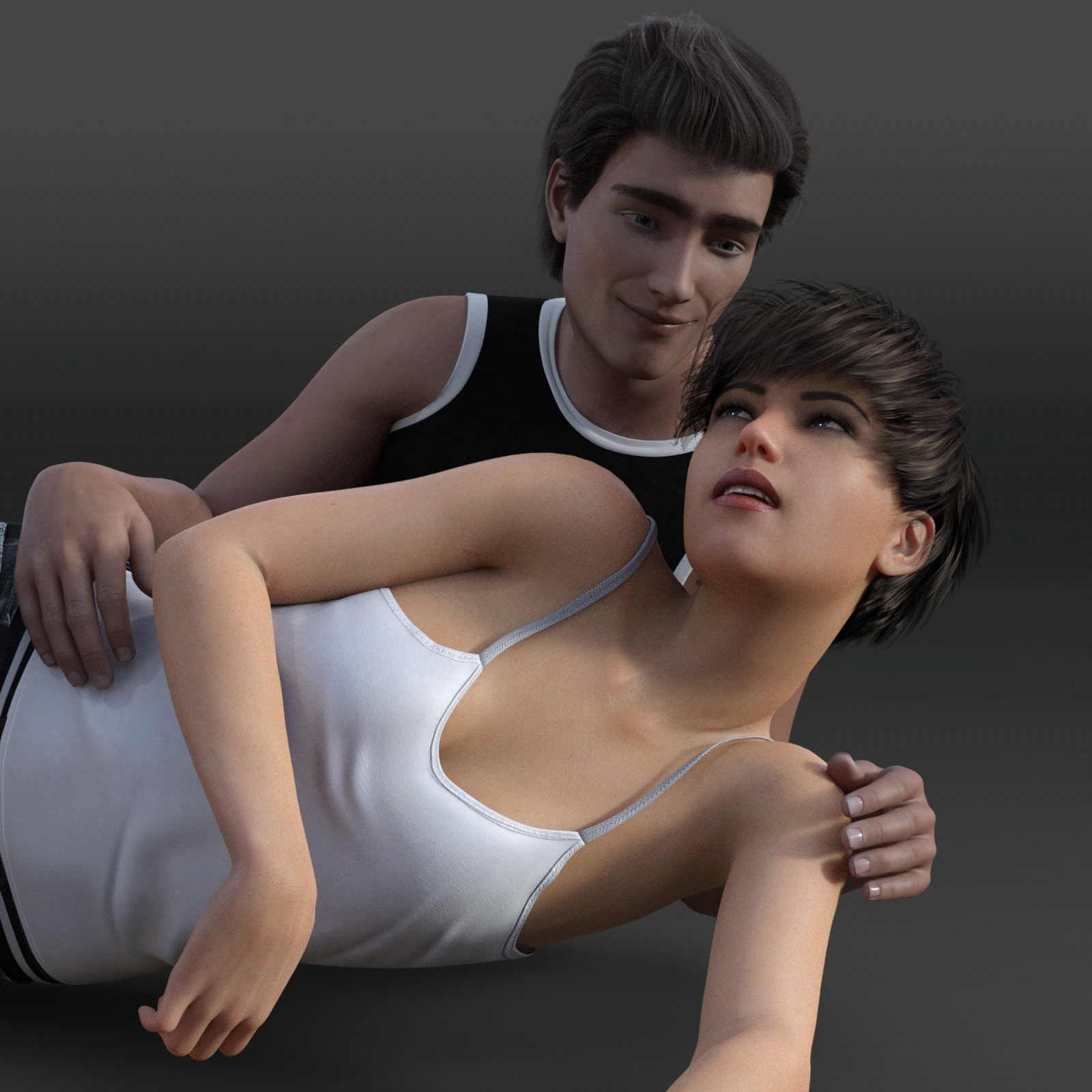 Romantic Encounters for Genesis 8 Male and Genesis 8 Female by N/A