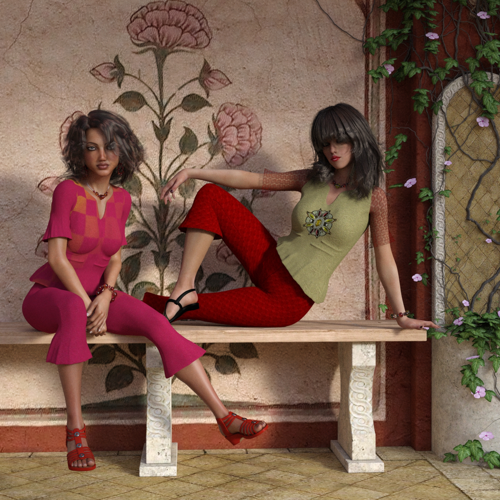 Capri Clothing Set for G3F/V7 by N/A