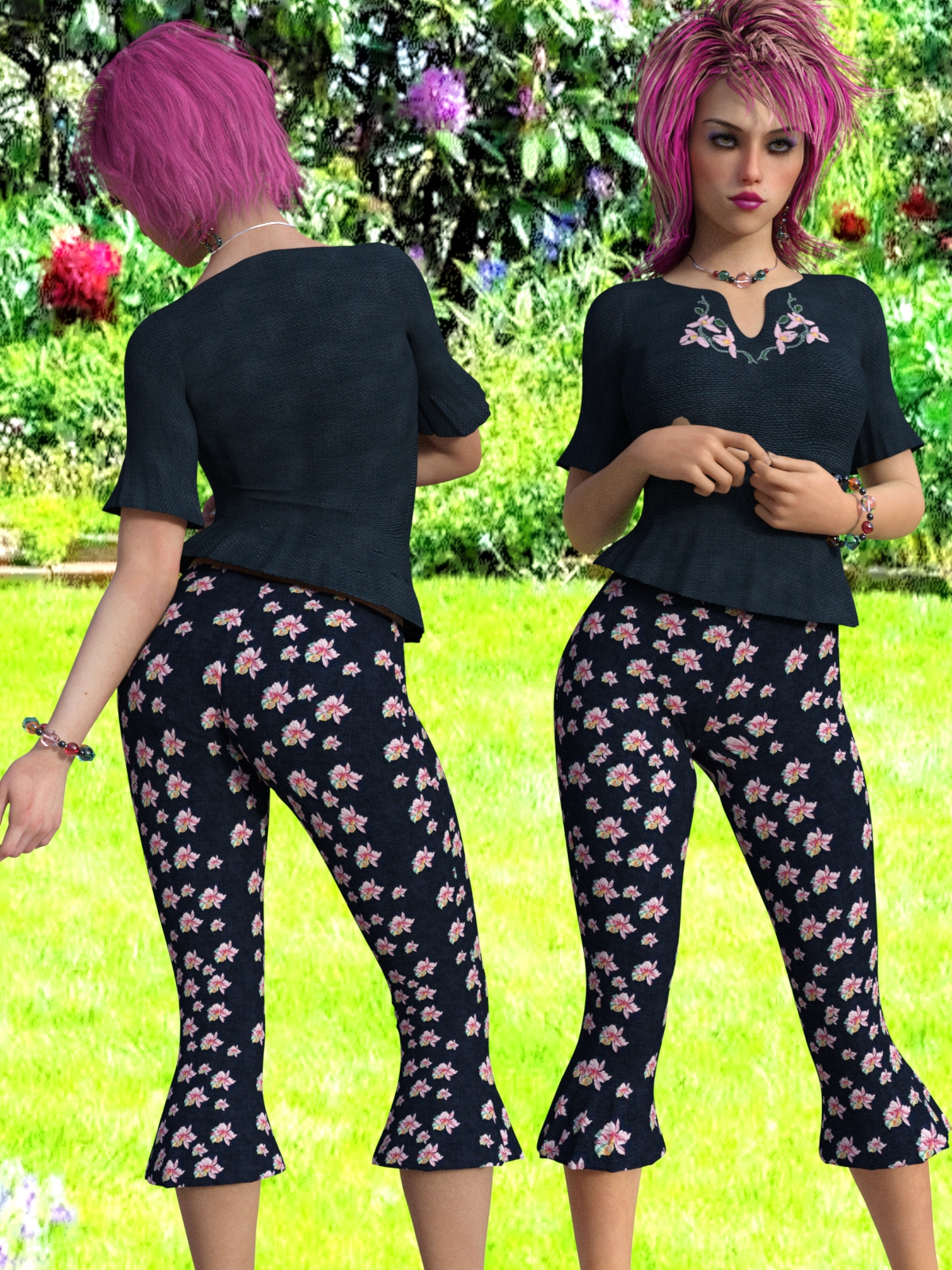 Capri Clothing Set for G3F/V7 by N/A
