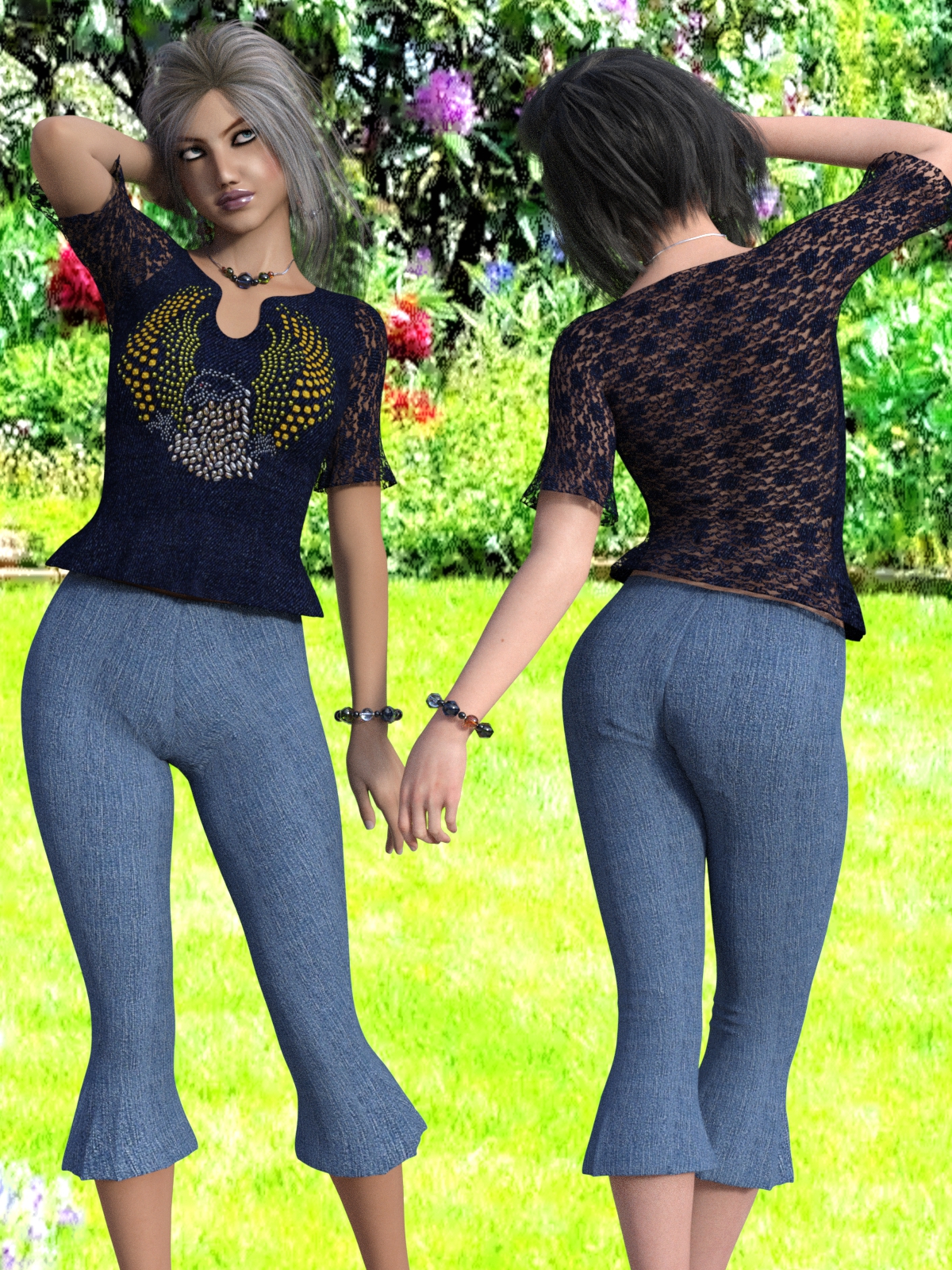 Capri Clothing Set for G3F/V7 by N/A