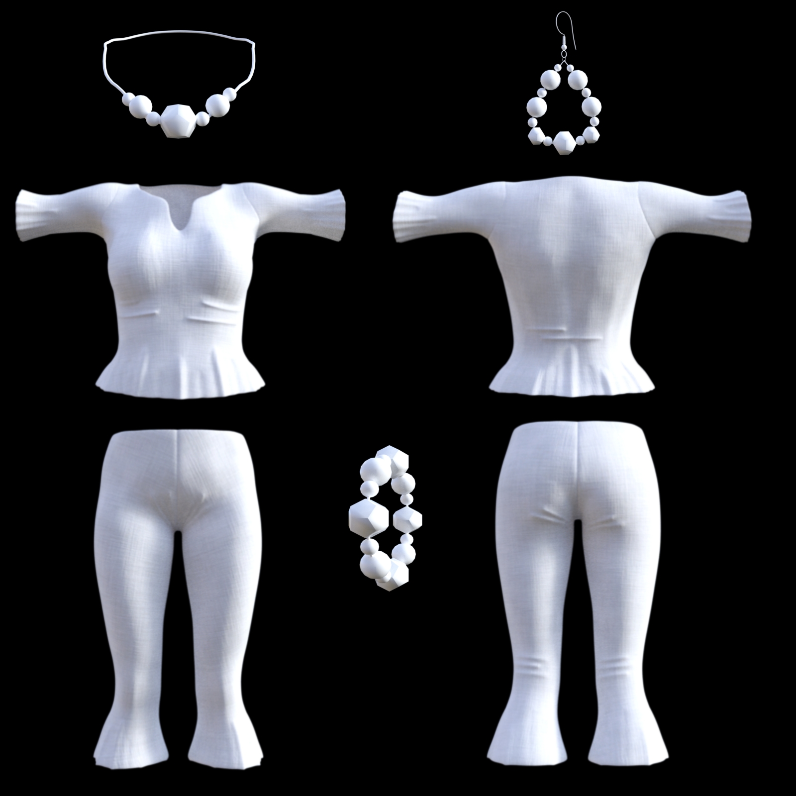 Capri Clothing Set for G3F/V7 by N/A
