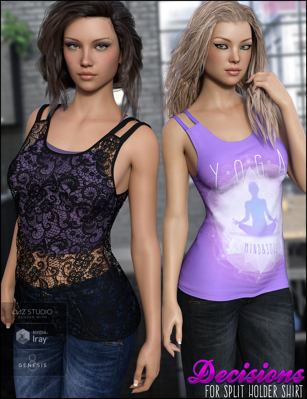 Decisions for Split Holder Shirt by N/A