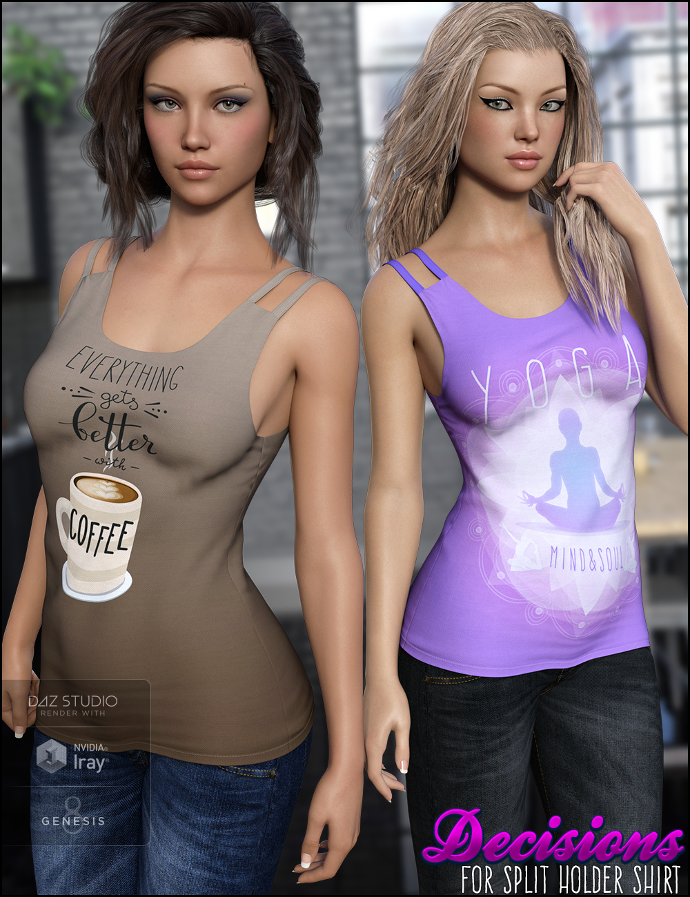 Decisions for Split Holder Shirt by N/A