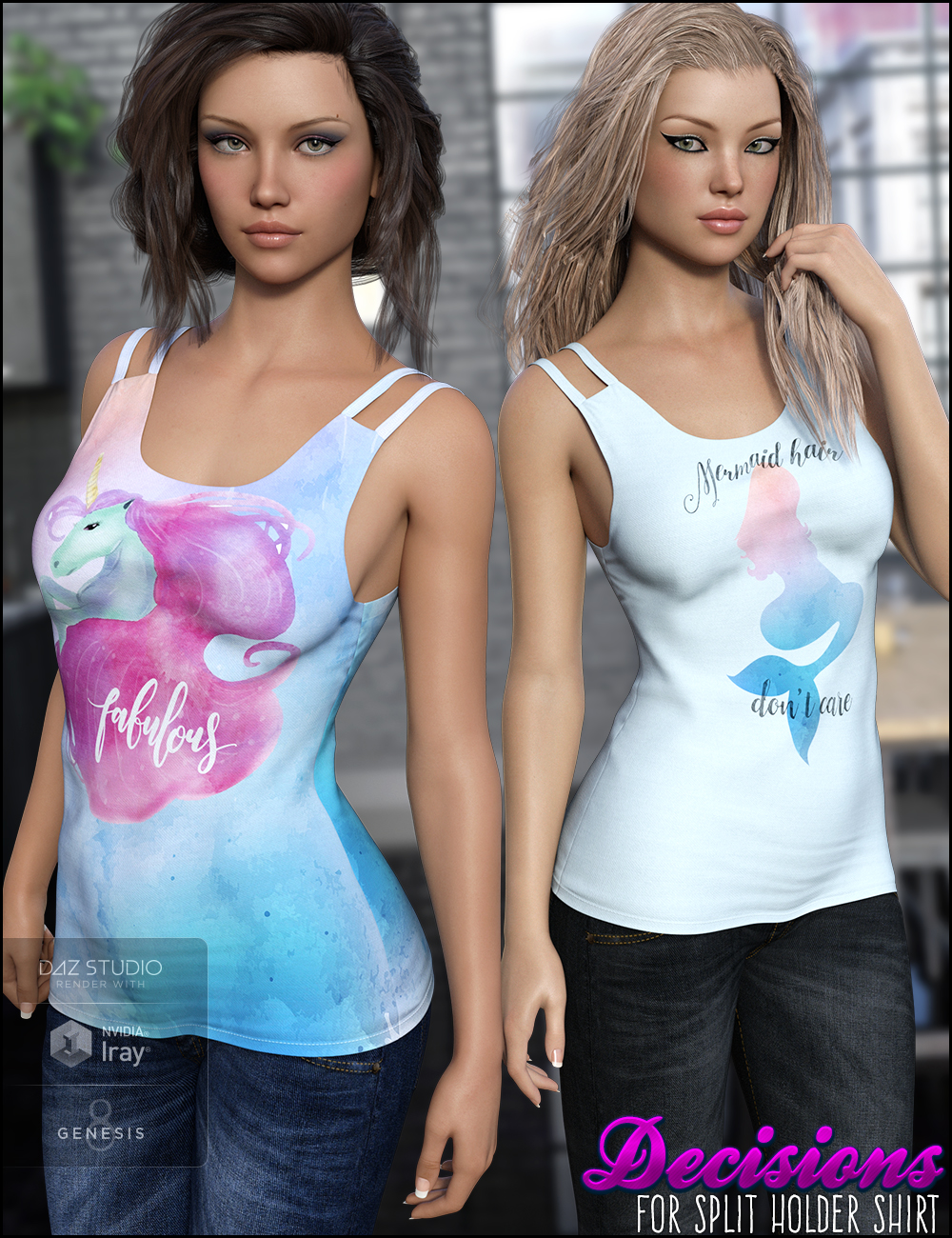 Decisions for Split Holder Shirt by N/A