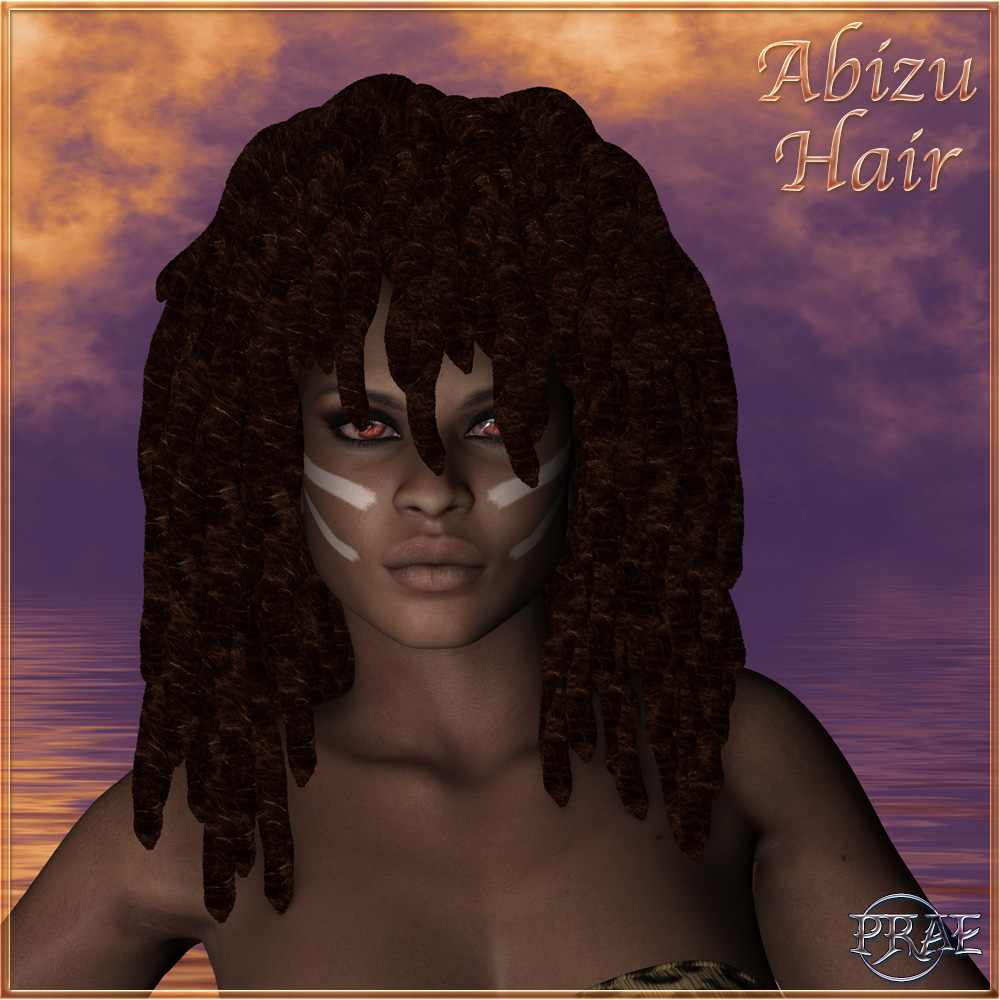 Prae-Abizu Hair For V4 Poser by N/A