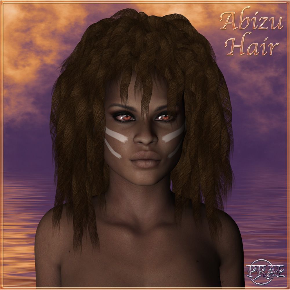 Prae-Abizu Hair For V4 Poser by N/A