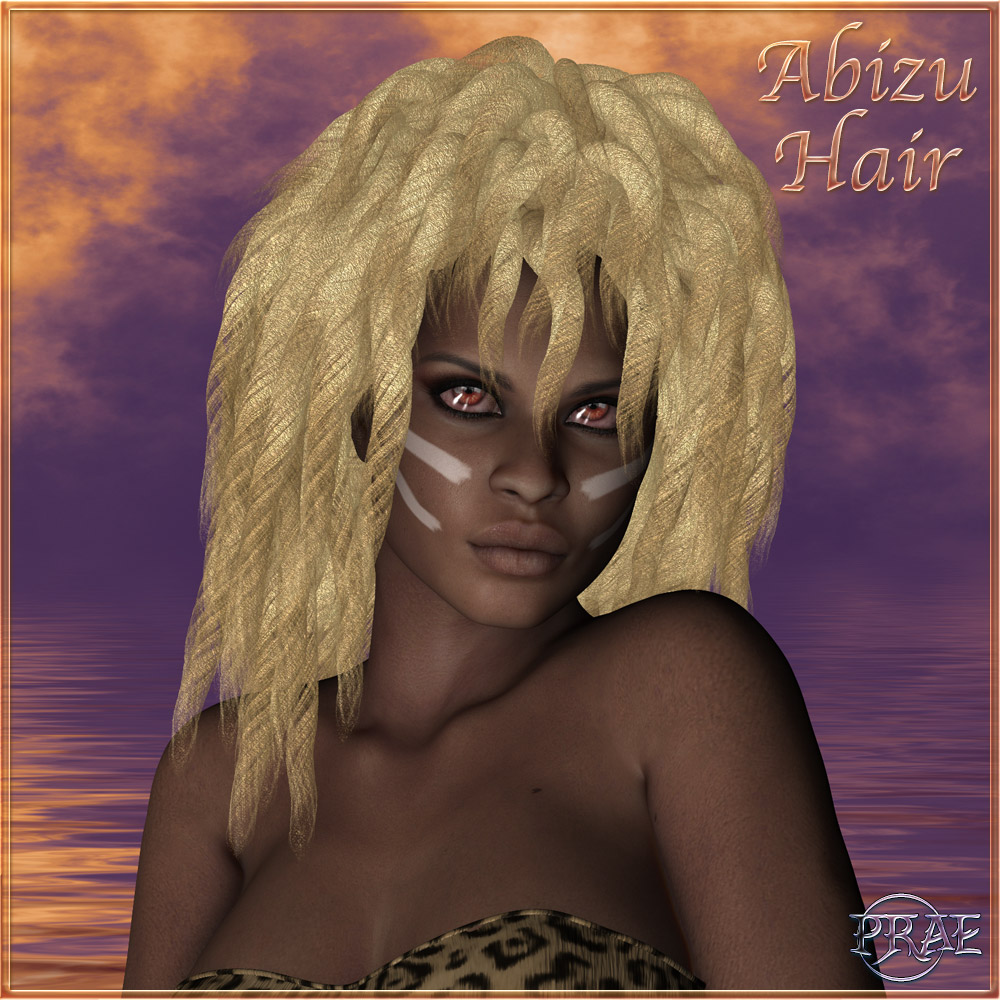Prae-Abizu Hair For V4 Poser by N/A