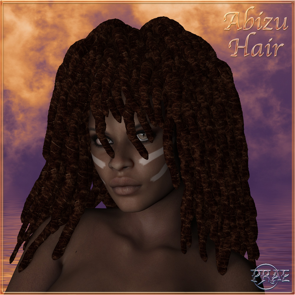 Prae-Abizu Hair For V4 Poser by N/A
