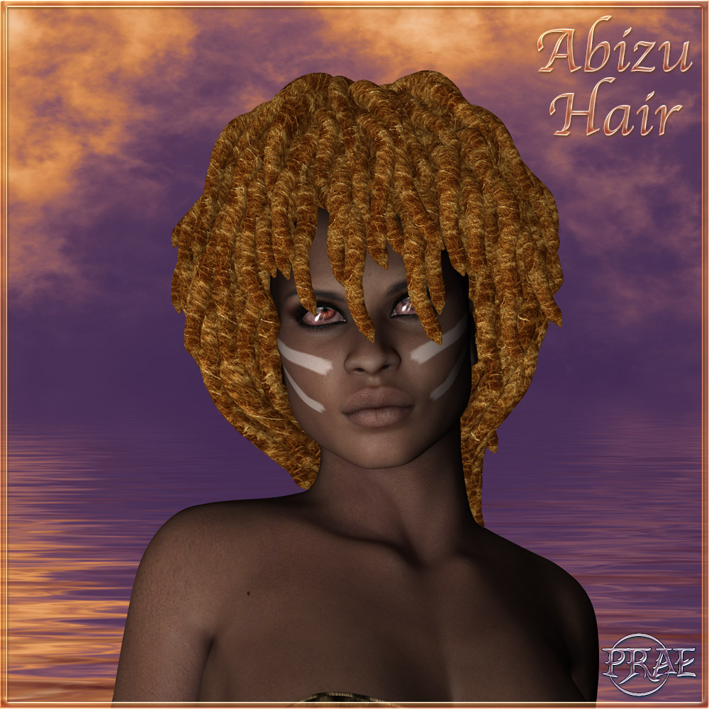 Prae-Abizu Hair For V4 Poser by N/A