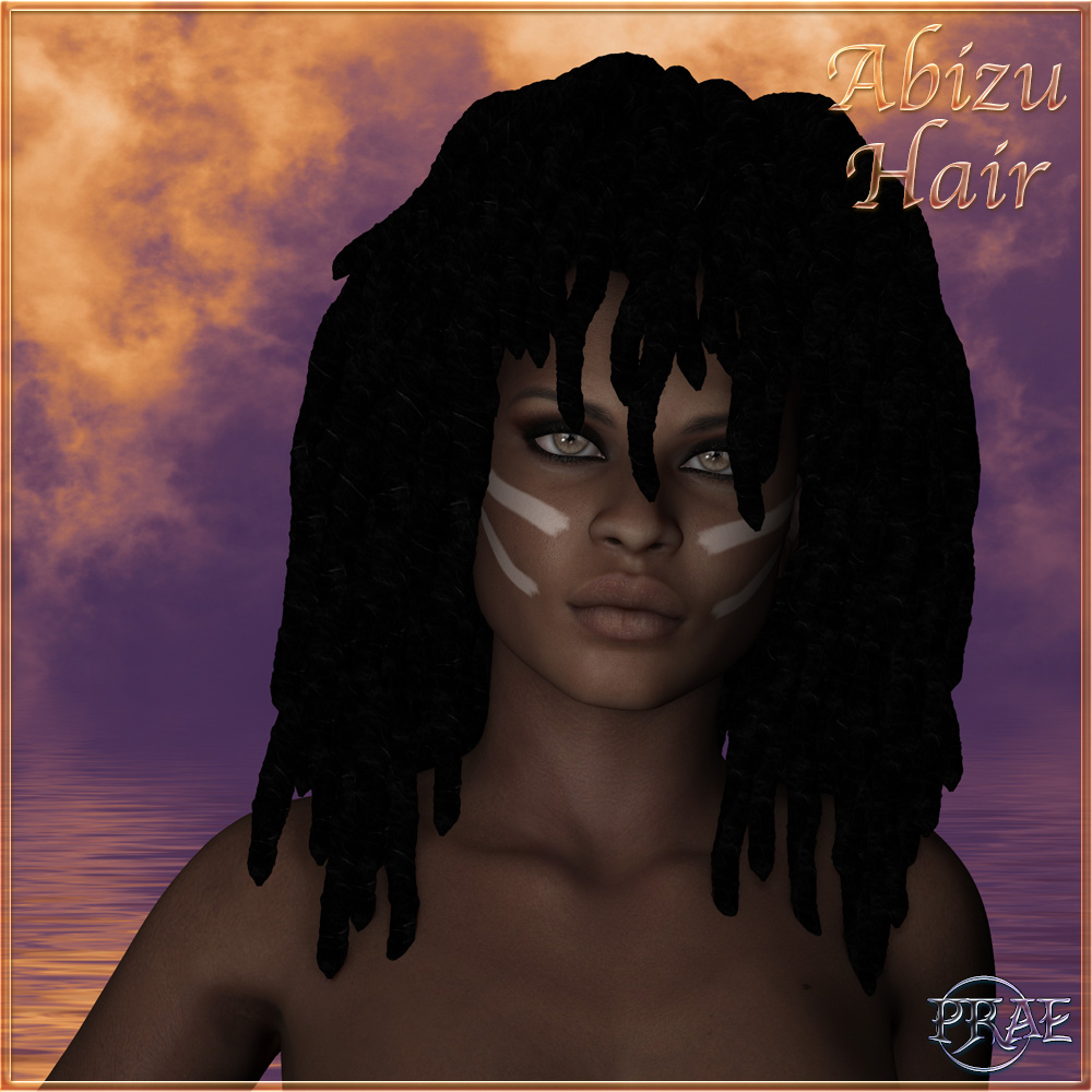 Prae-Abizu Hair For V4 Poser by N/A