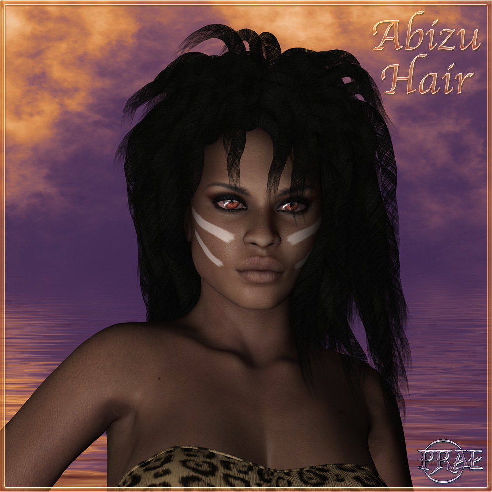 Prae-Abizu Hair For V4 Poser by N/A