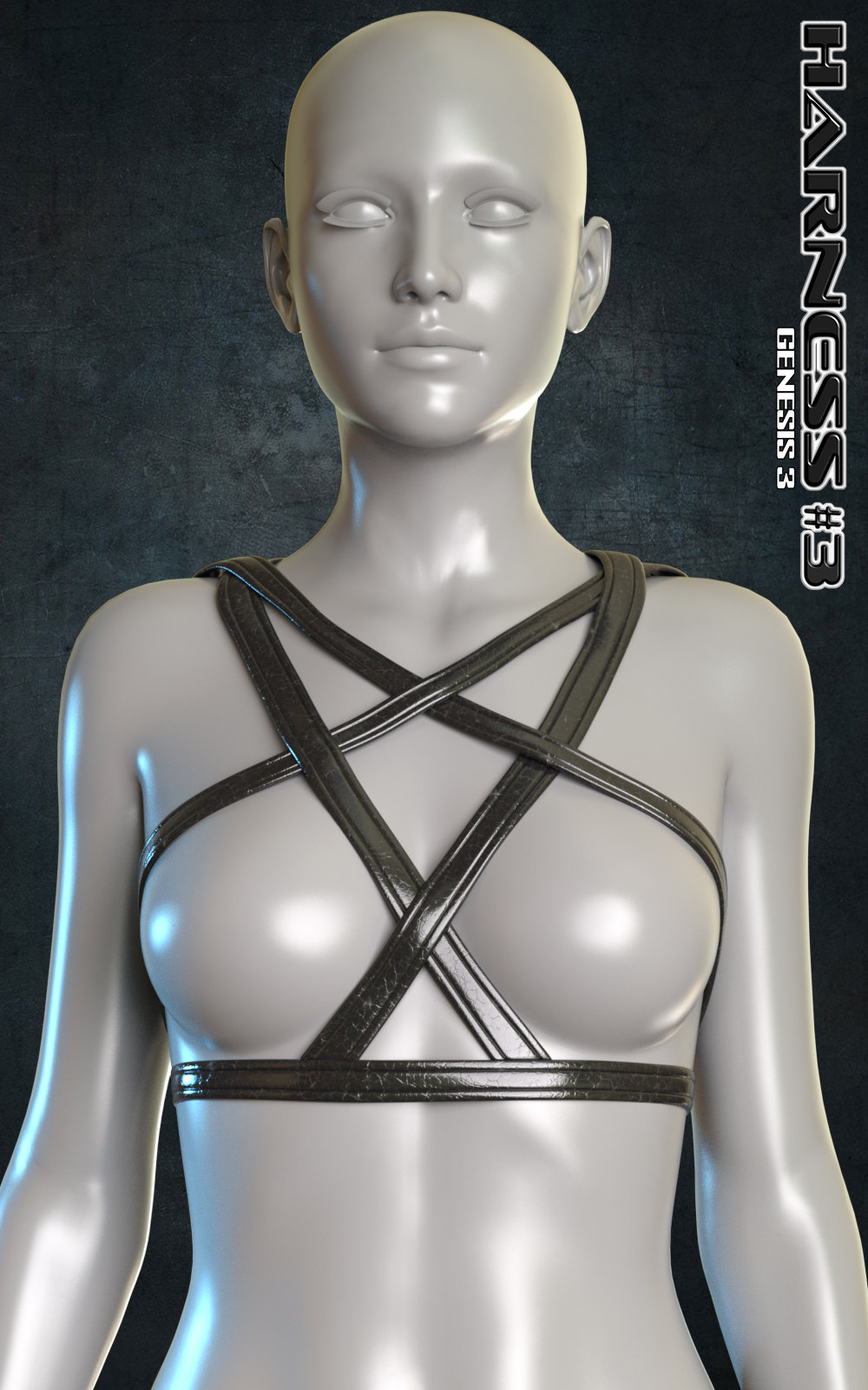 Exnem Harness 3 for Genesis 3 Female by N/A