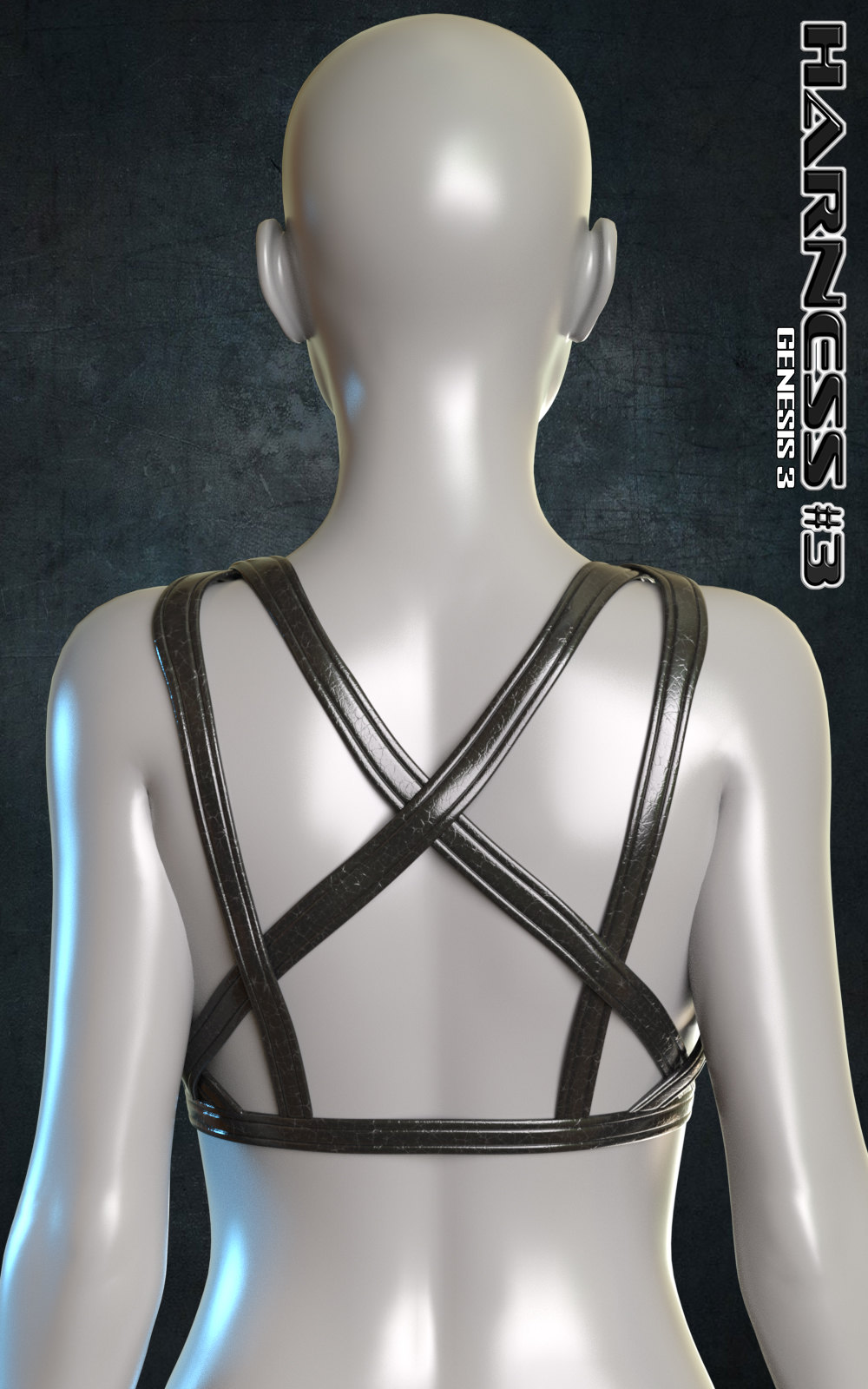 Exnem Harness 3 for Genesis 3 Female by N/A