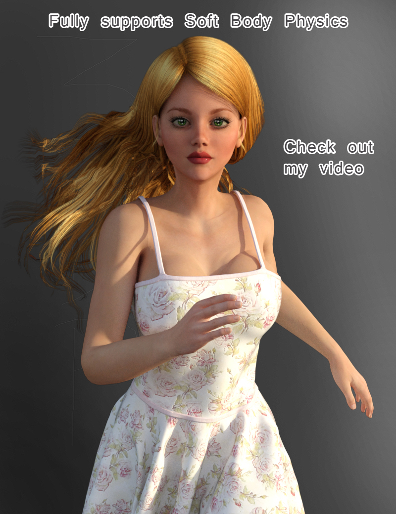 Dynamic Floral Dress by N/A