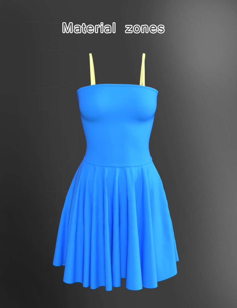 Dynamic Floral Dress by N/A