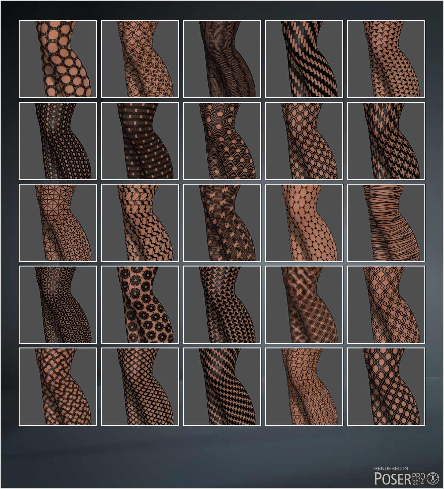 Poser - Retro Pantyhose by N/A