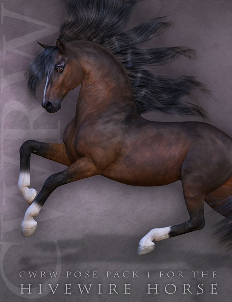 CWRW Pose Pack 1 for HiveWire Horse by N/A