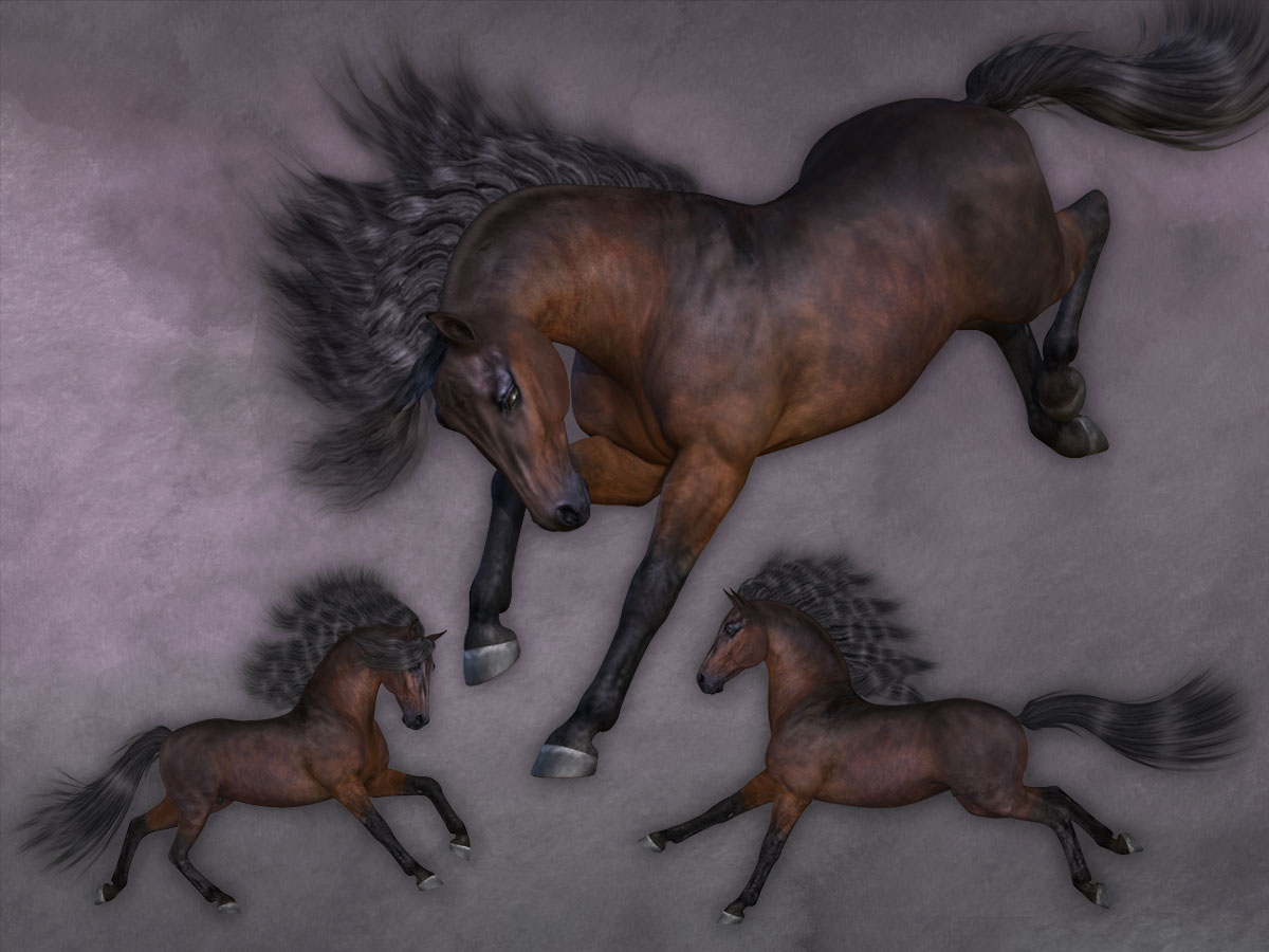 CWRW Pose Pack 1 for HiveWire Horse by N/A