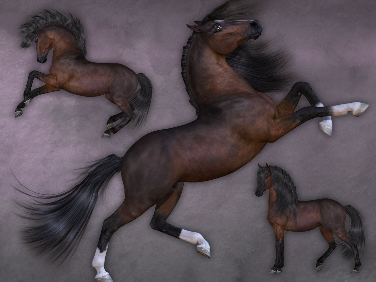 CWRW Pose Pack 1 for HiveWire Horse by N/A