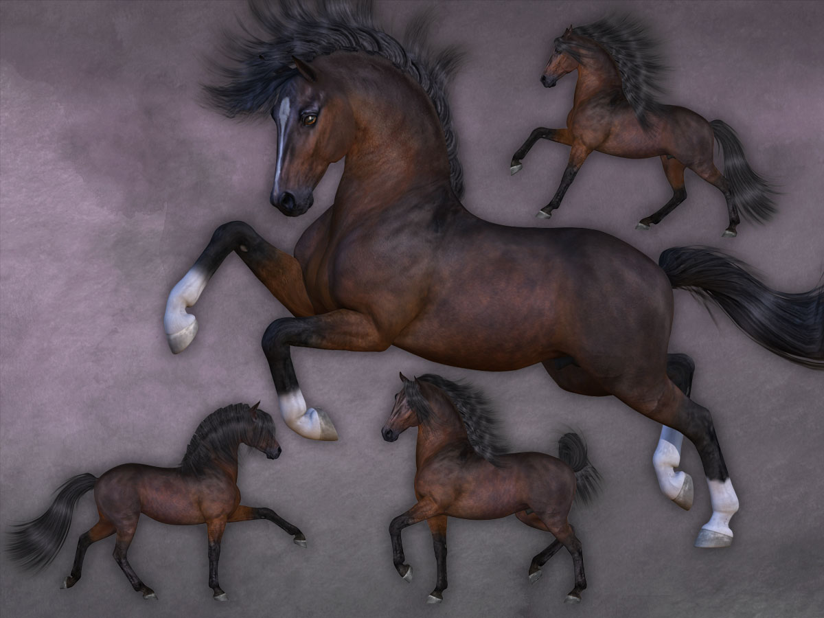 CWRW Pose Pack 1 for HiveWire Horse by N/A