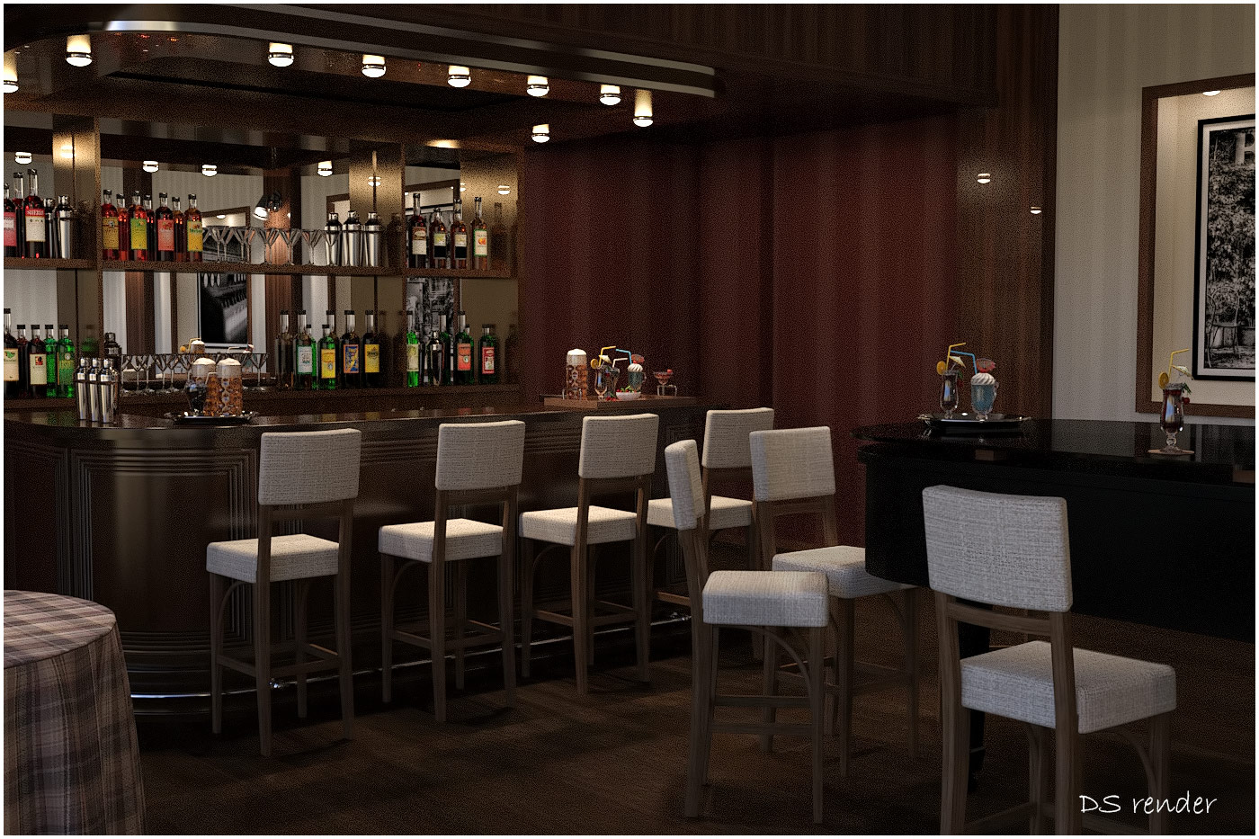 Drinks at the Piano Bar  - Poser & DS by N/A