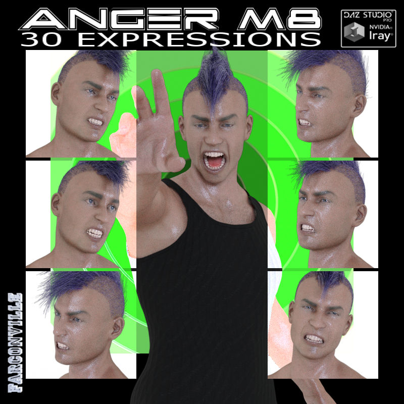 Anger for Michael 8 and Genesis 8 Male by N/A