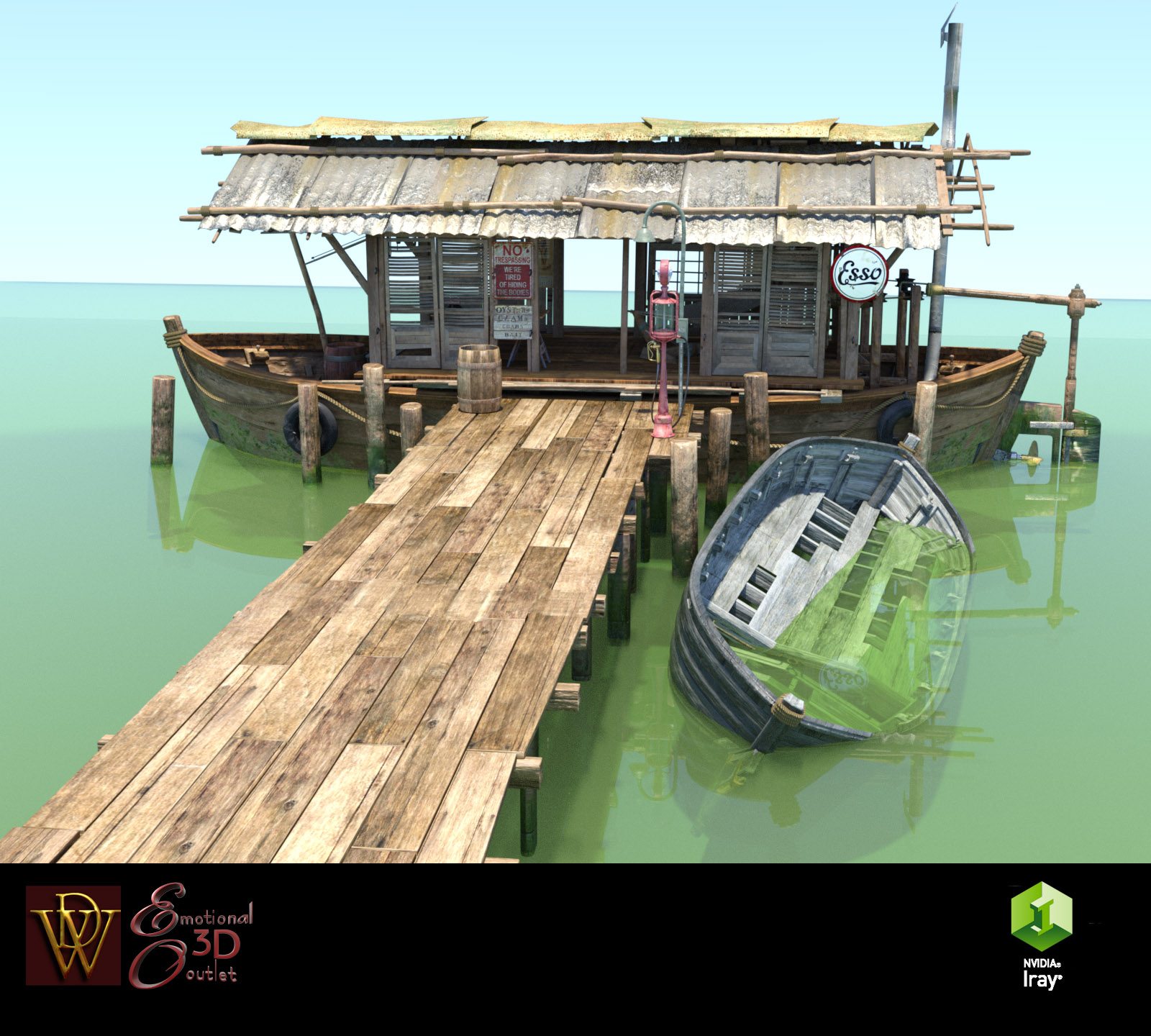 MS17 Swamp Boat for DAZ by N/A