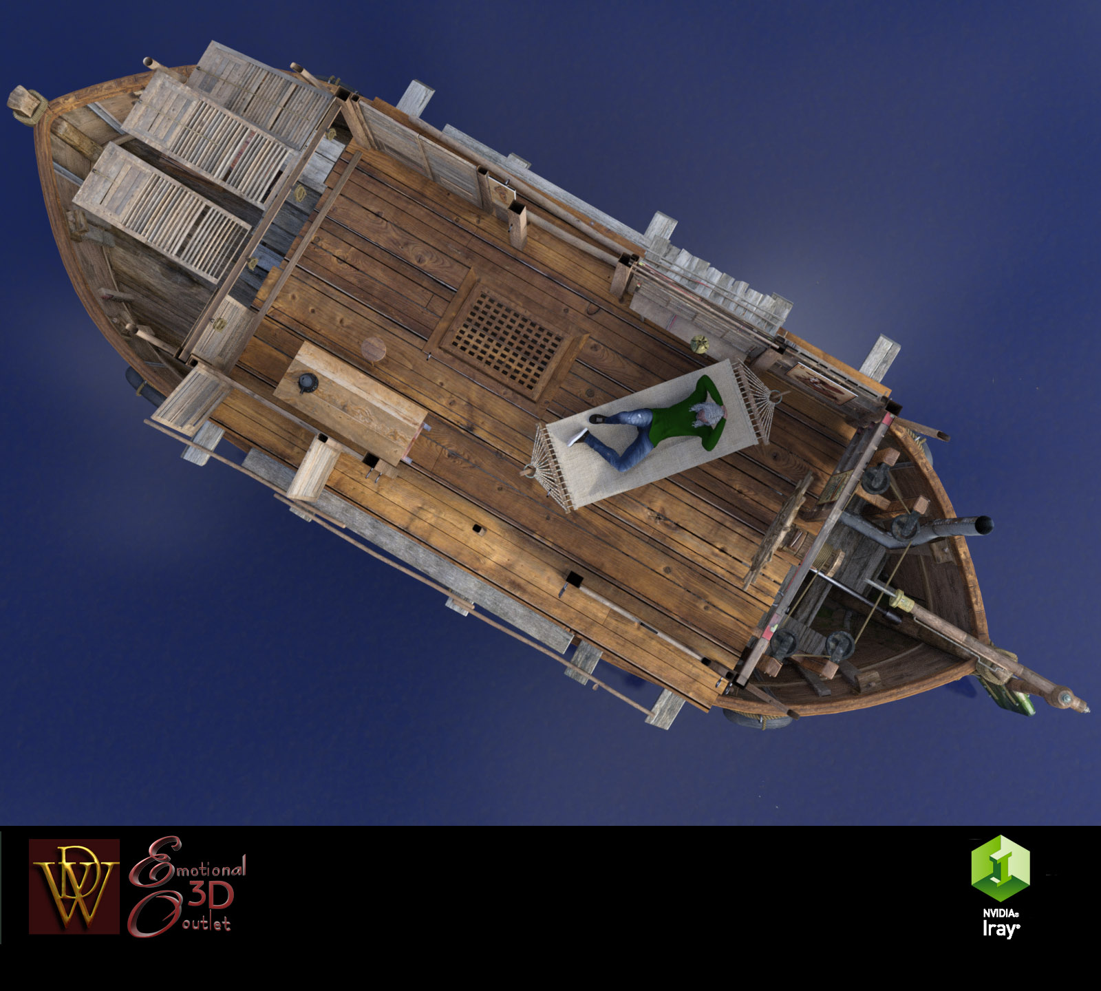 MS17 Swamp Boat for DAZ by N/A
