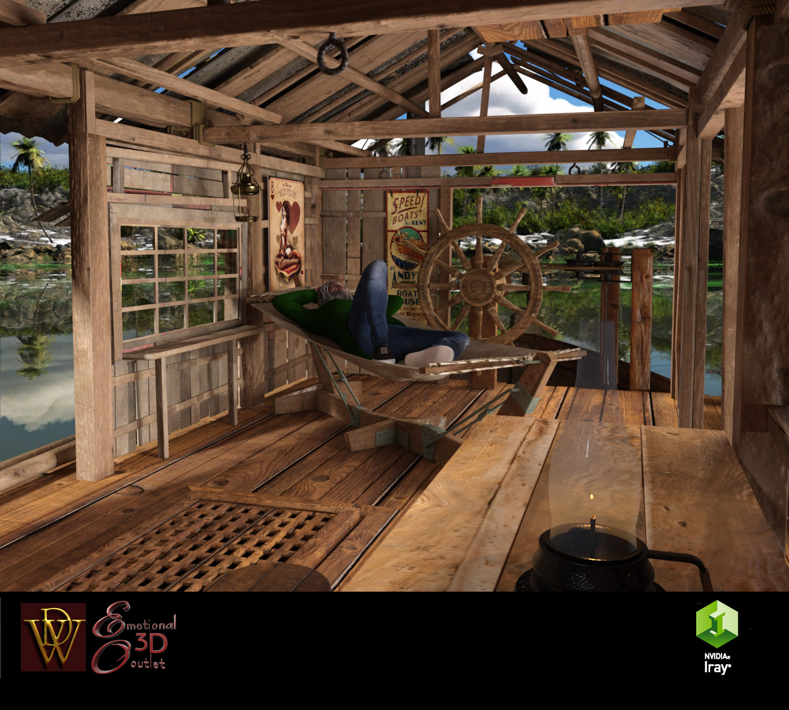 MS17 Swamp Boat for DAZ by N/A