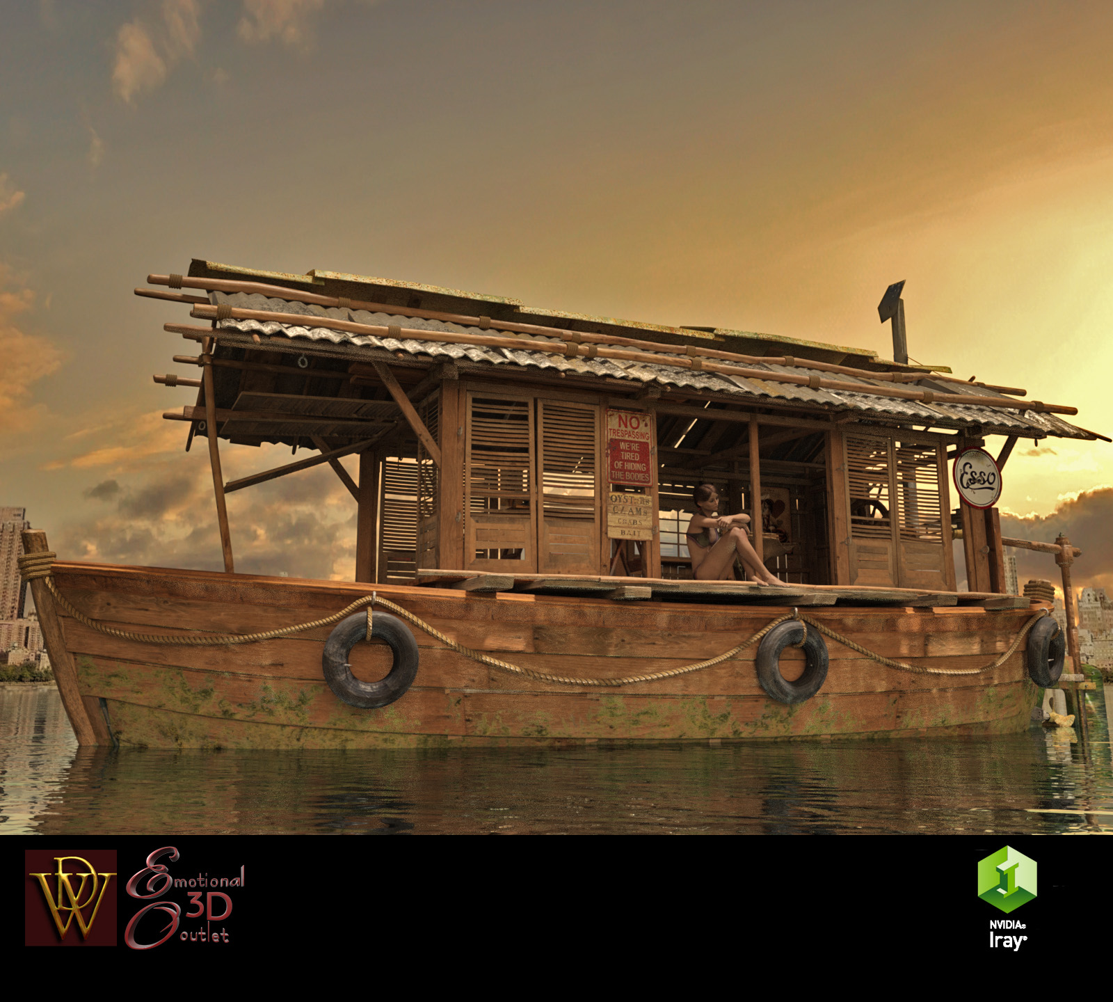 MS17 Swamp Boat for DAZ by N/A