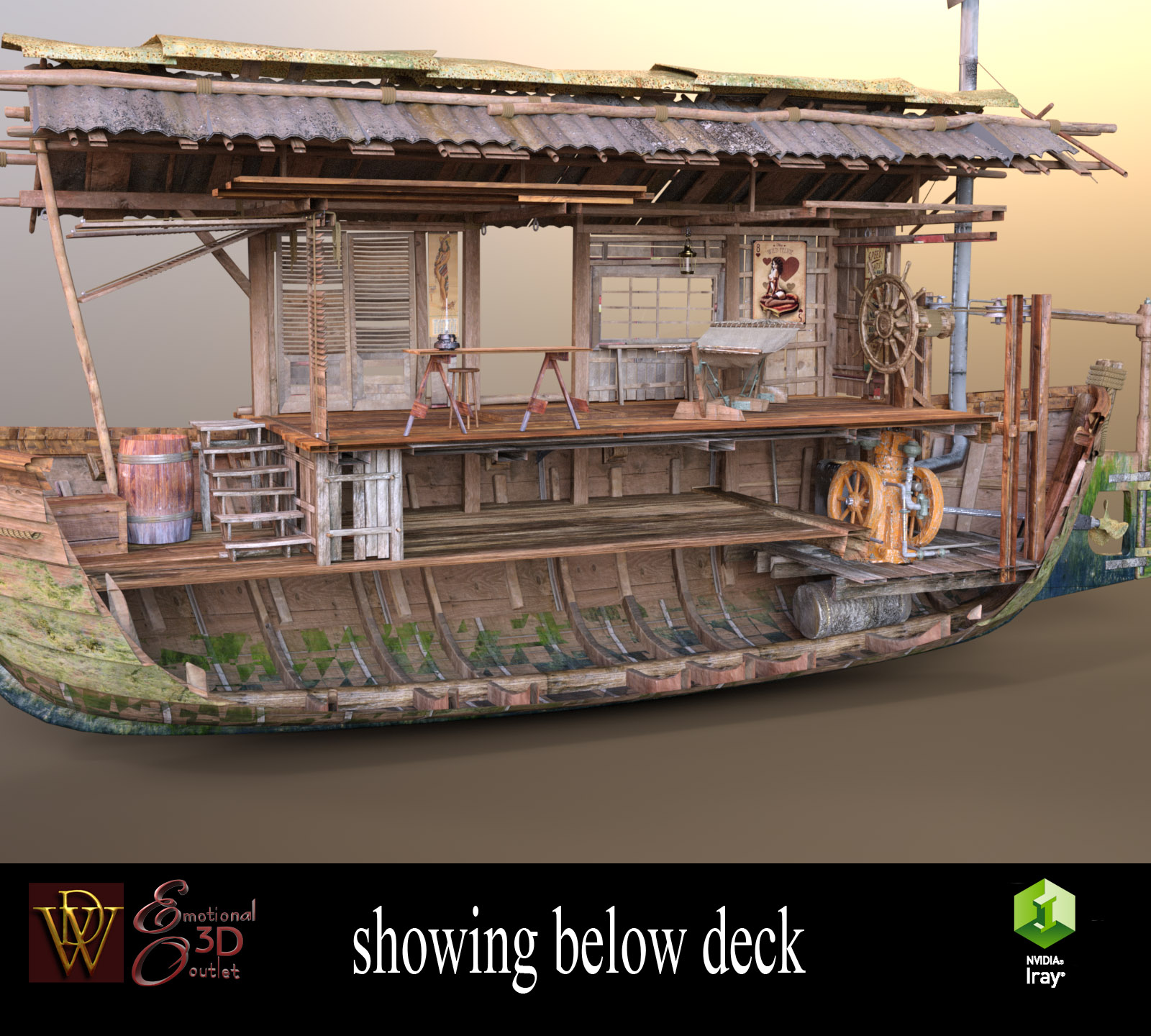 MS17 Swamp Boat for DAZ by N/A