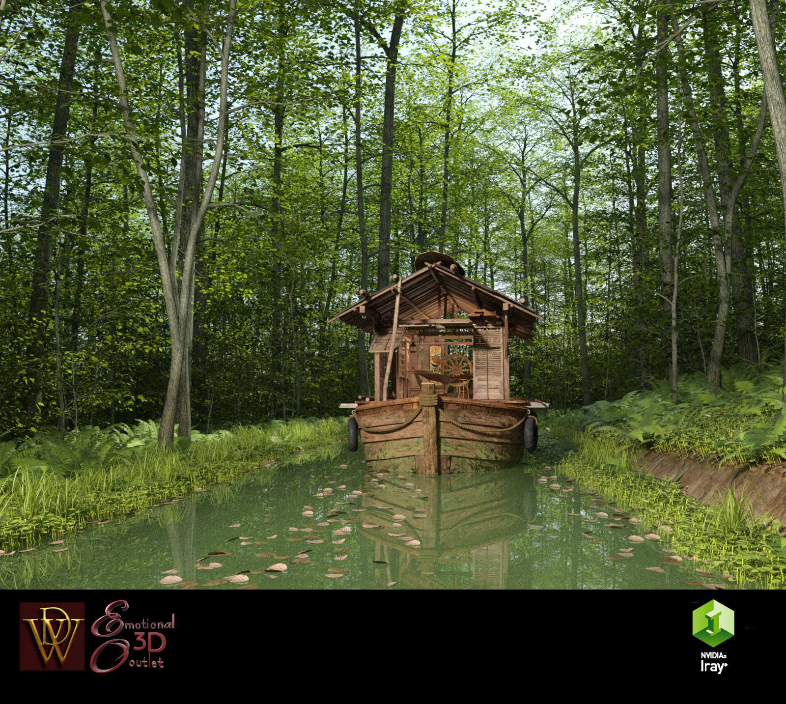 MS17 Swamp Boat for DAZ by N/A