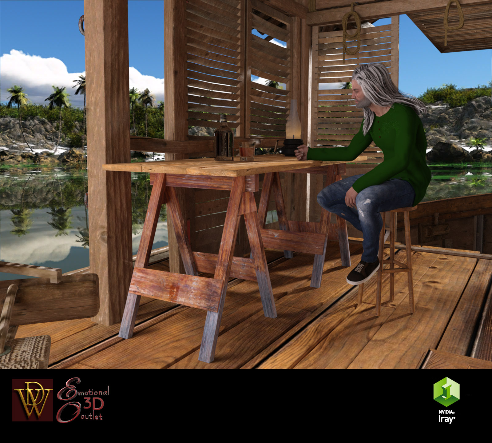 MS17 Swamp Boat for DAZ by N/A