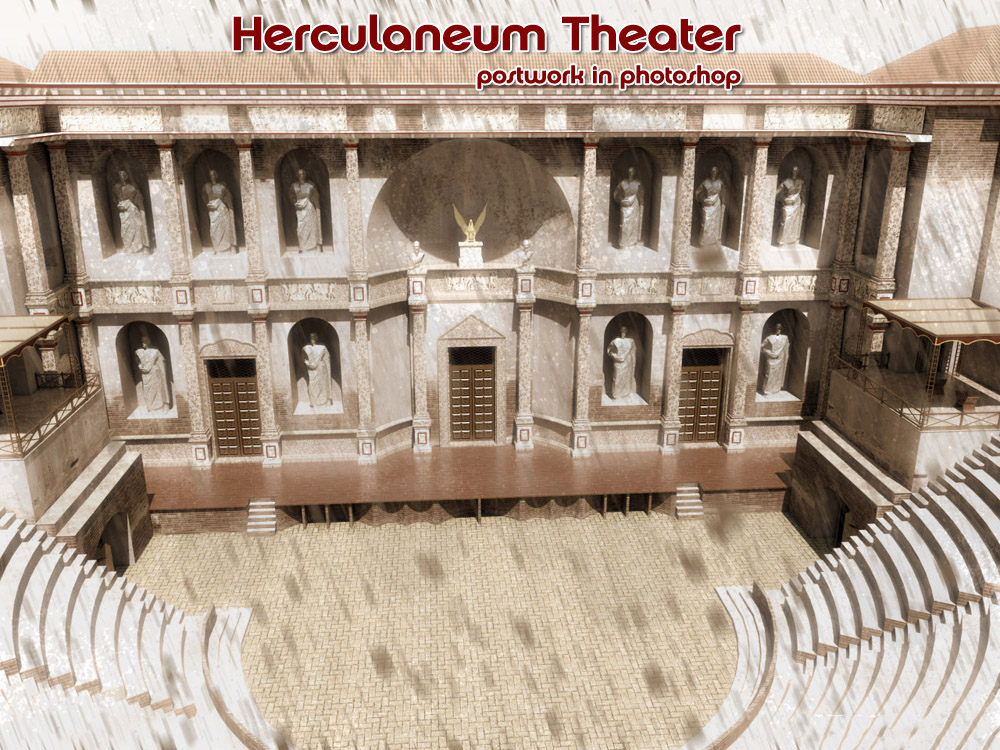 Herculaneum Theater - COMPLETE - for Poser by N/A