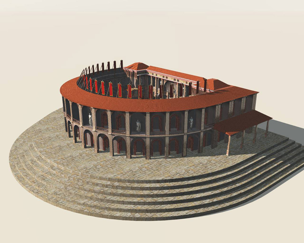 Herculaneum Theater - COMPLETE - for Poser by N/A