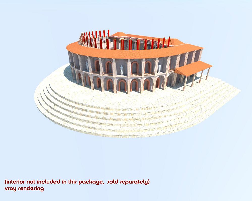 Herculaneum Theater - COMPLETE - for Poser by N/A