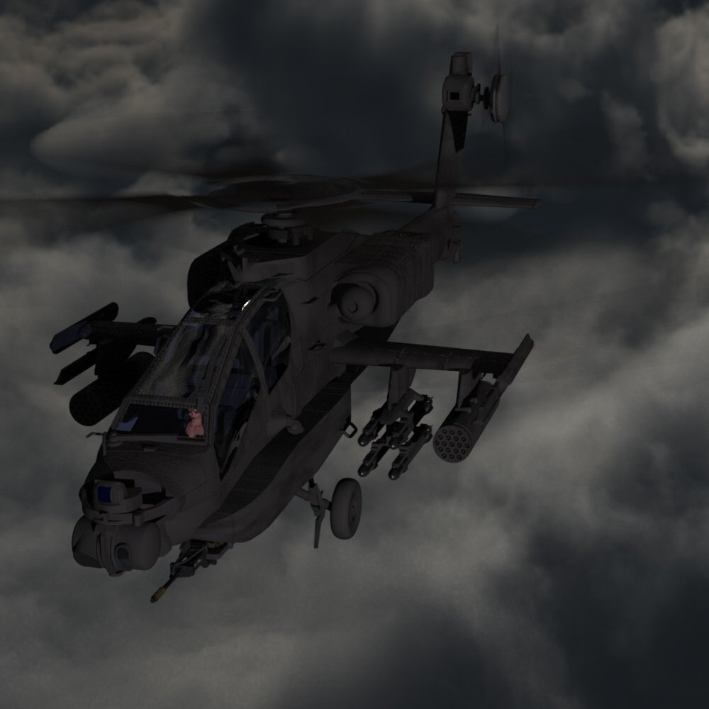 Apache AH-64 Helicopter - for DAZ Studio by N/A