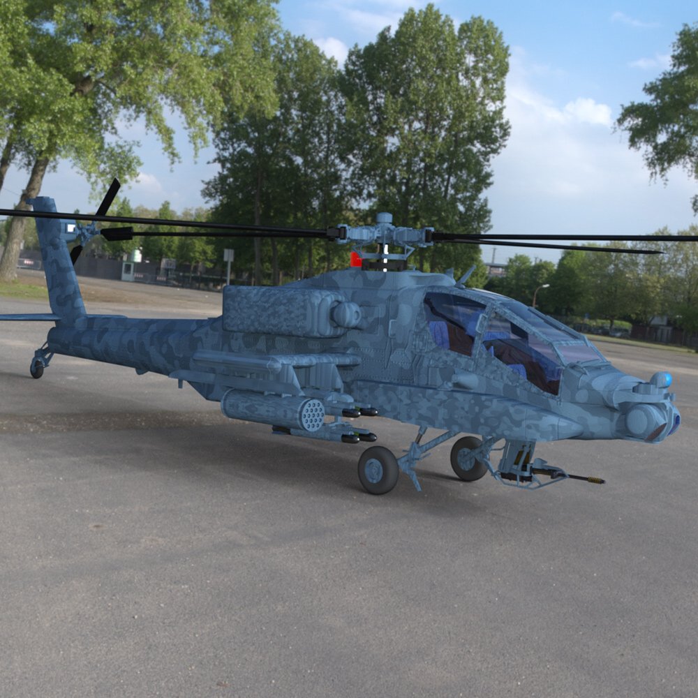 Apache AH-64 Helicopter - for DAZ Studio by N/A