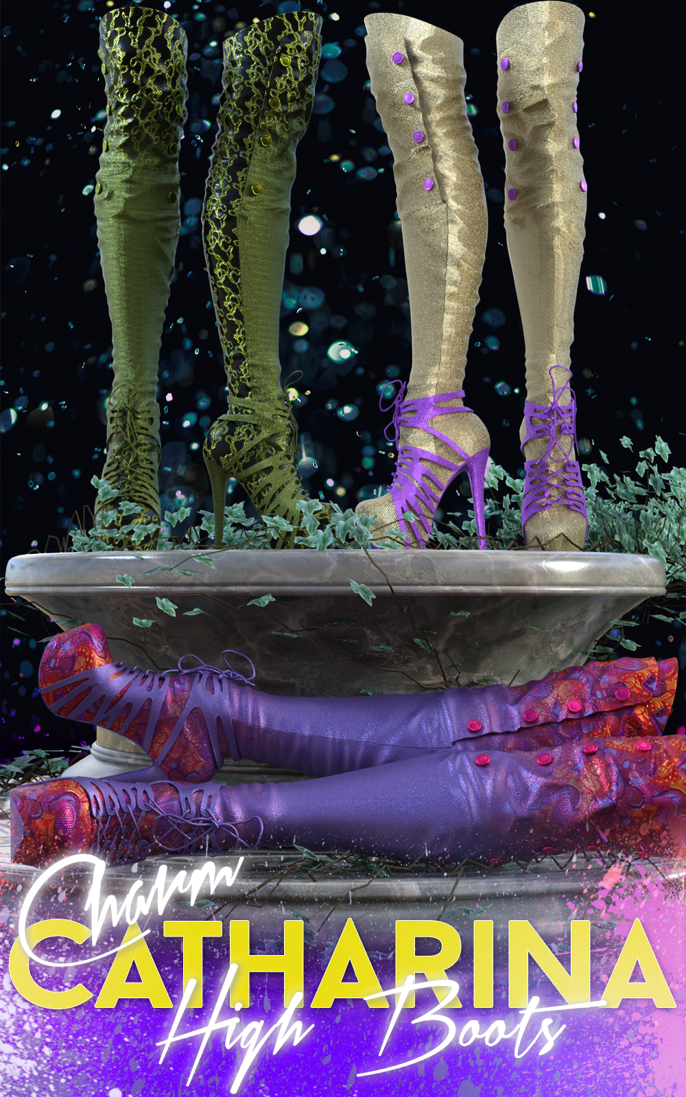 Charm Catharina High Boots by N/A