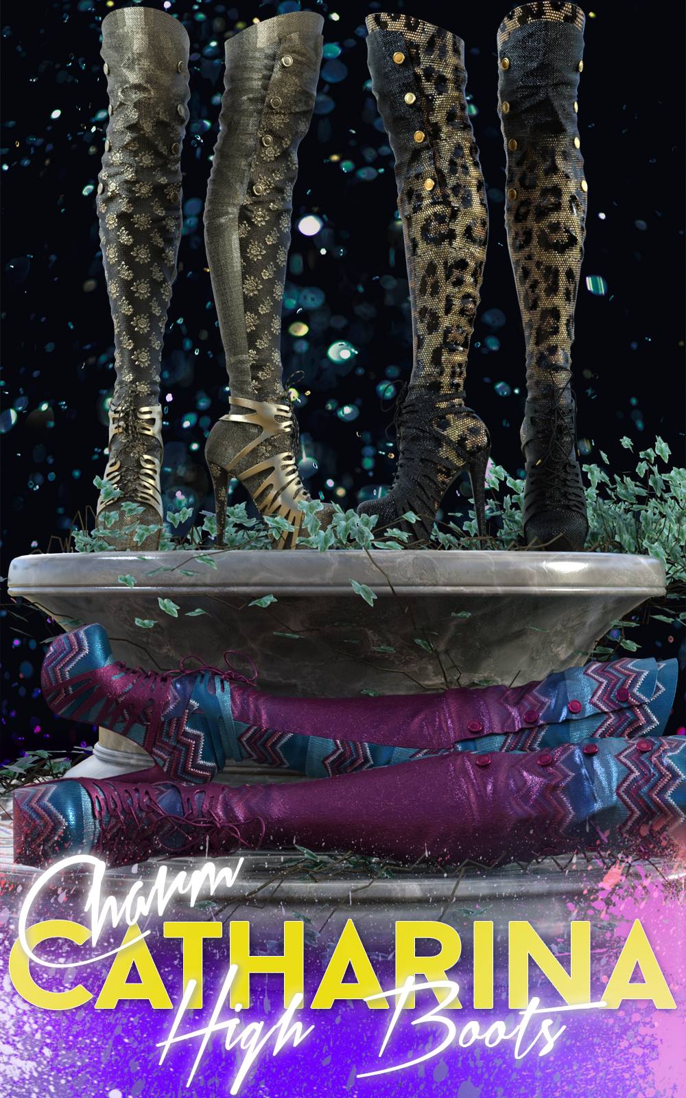 Charm Catharina High Boots by N/A