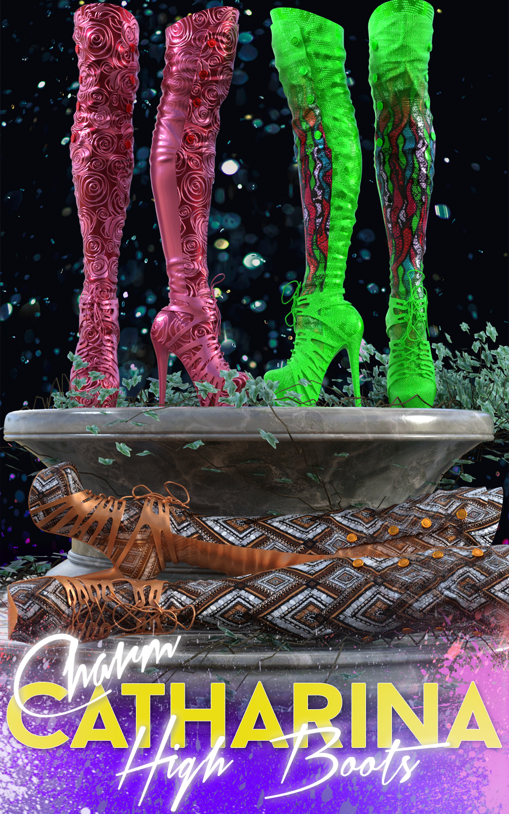 Charm Catharina High Boots by N/A