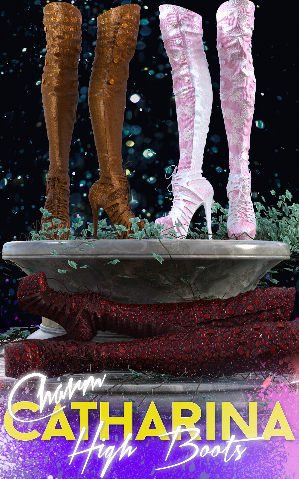Charm Catharina High Boots by N/A