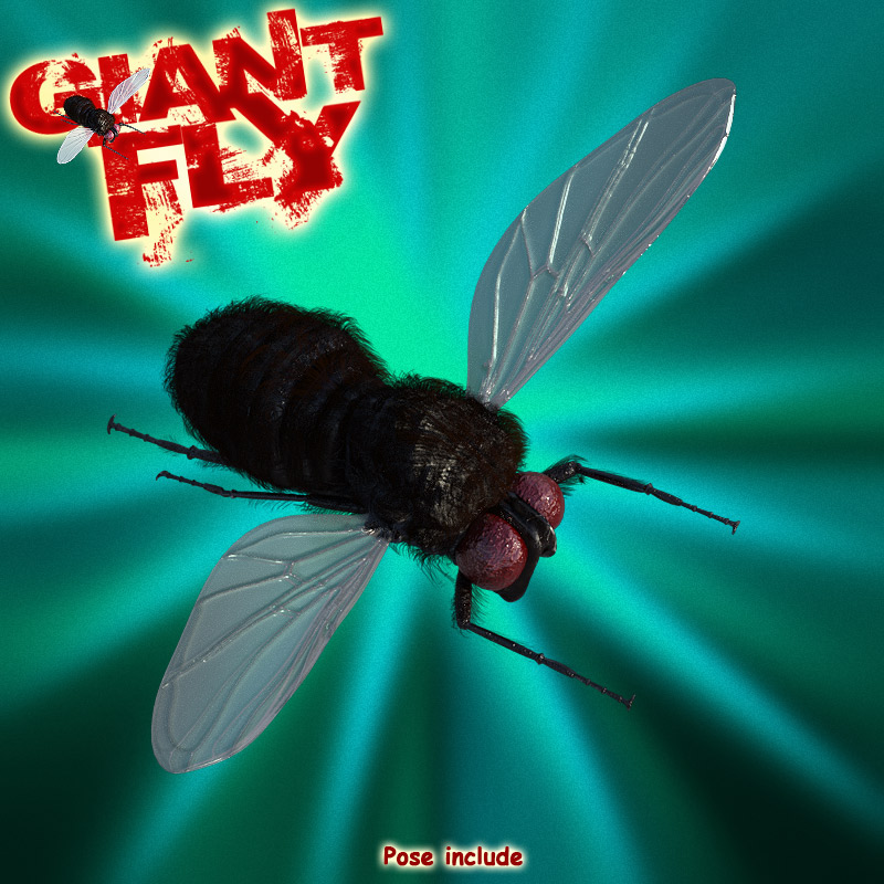 Giant Fly for DS Iray by N/A