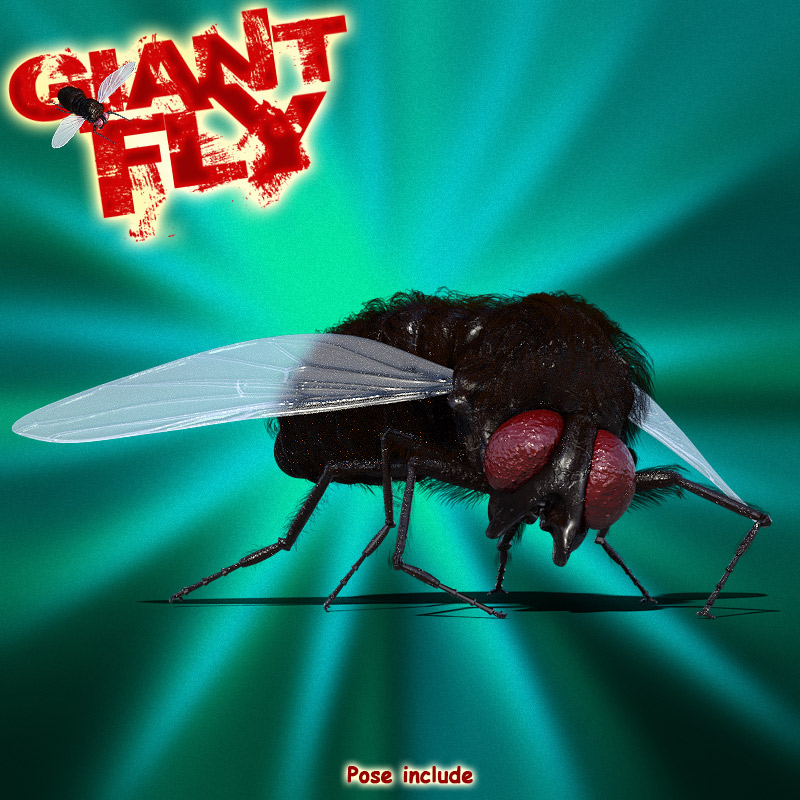 Giant Fly for DS Iray by N/A