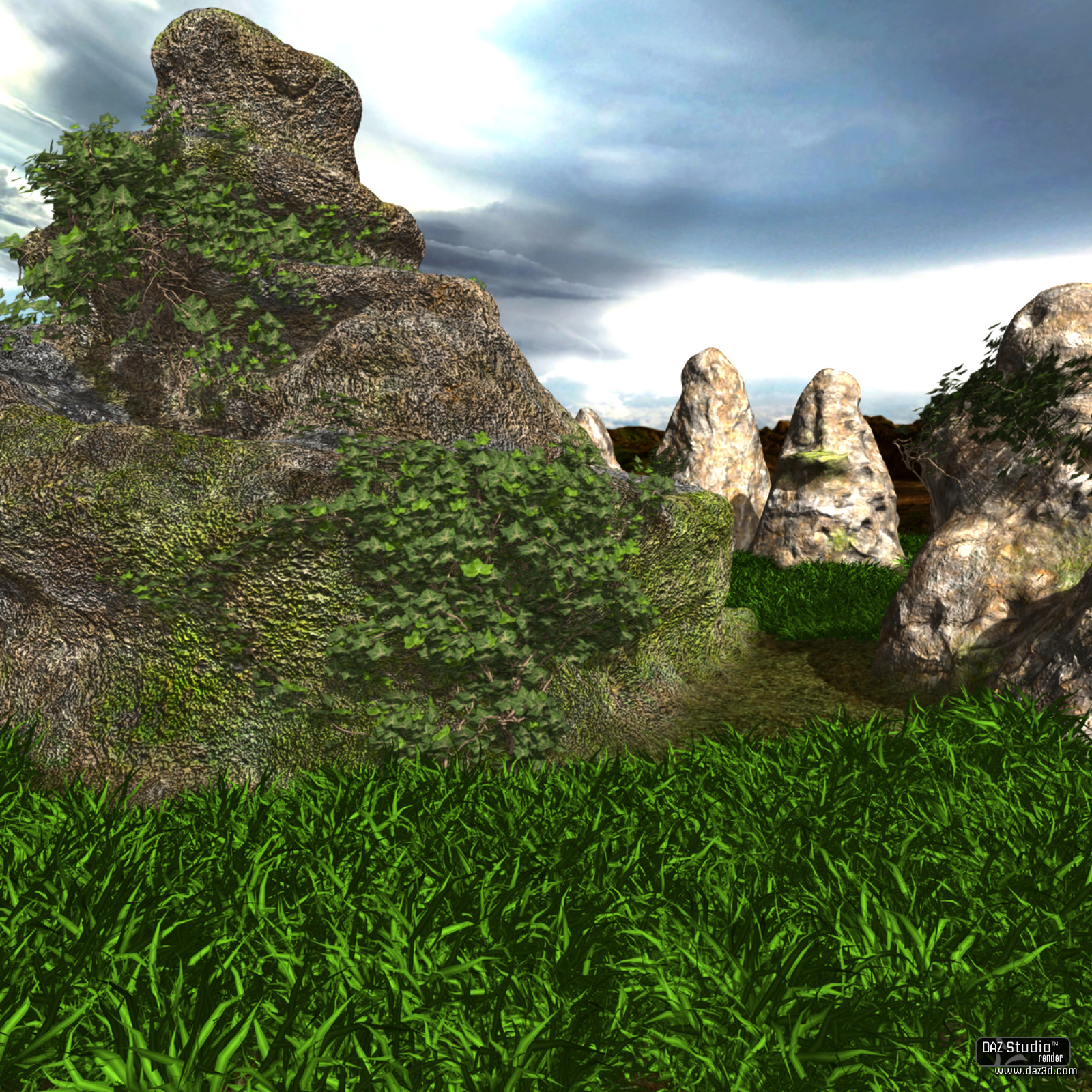 Hills and Clouds by N/A