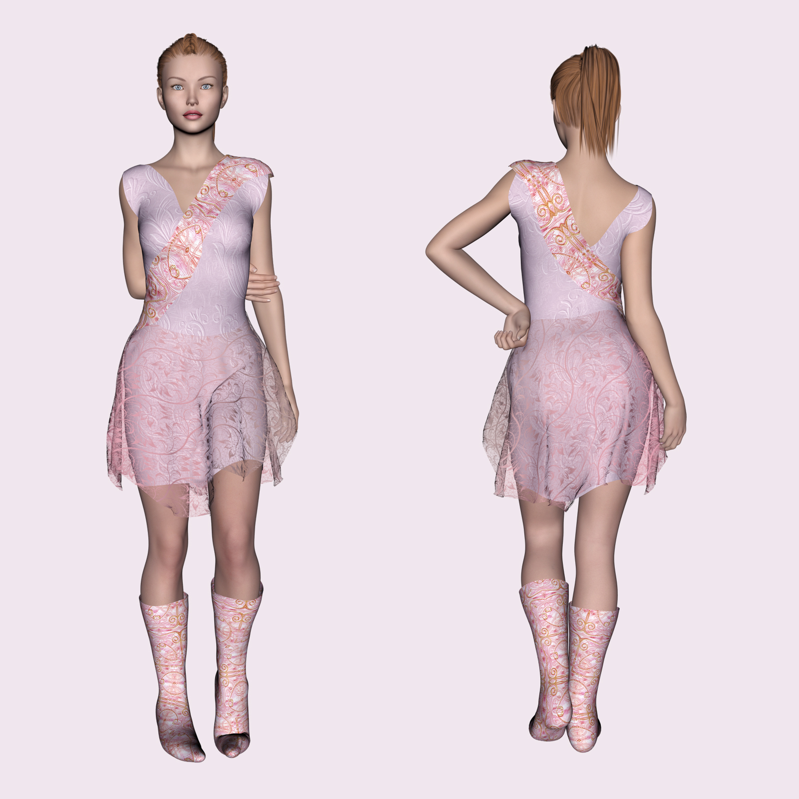 Arwell - Fantasy outfit for Genesis 3 Female by N/A