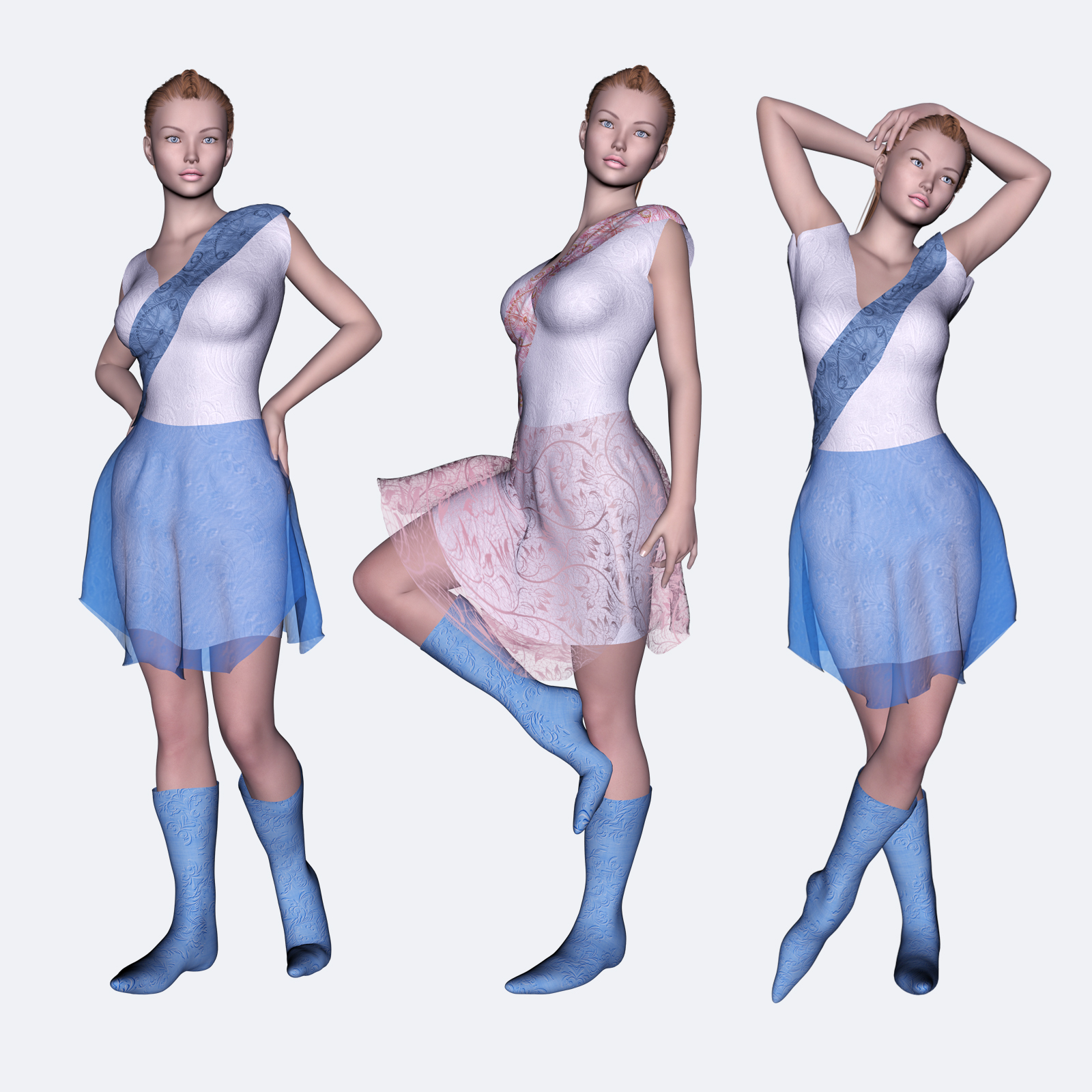 Arwell - Fantasy outfit for Genesis 3 Female by N/A