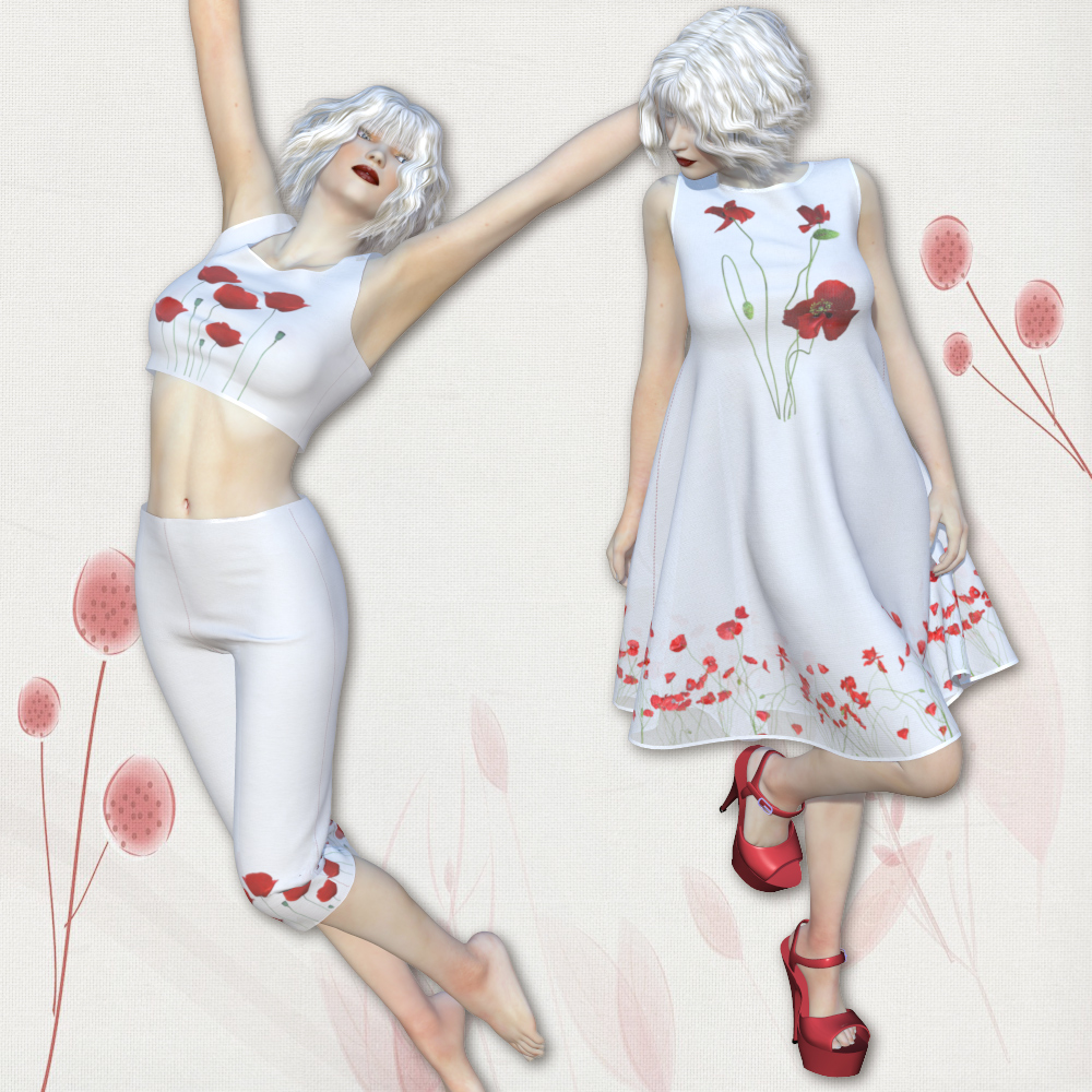 PoppiesDress Dynamic Clothing by N/A