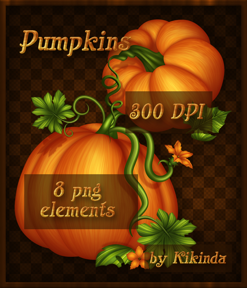 Fall Pumpkins Elements by N/A